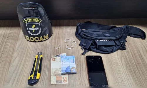 PM prende traficante e apreende 17 pedras de crack em Apucarana