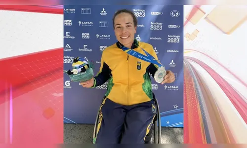 Paratleta de Jandaia conquista medalha de prata no Parapan de Santiago