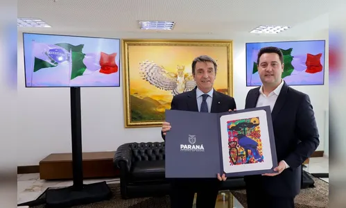 Governador do Paraná recebe novo embaixador da Itália no Brasil