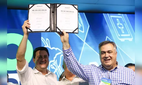 Ratinho Jr e Beto Preto anunciam R$ 1 bilhão para a saúde no Paraná