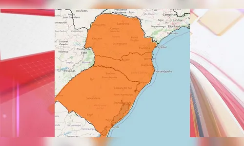 Nova frente fria se aproxima e traz alerta de temporais para o Paraná