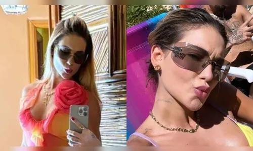 Virginia Fonseca curte dia de praia em família com look ousado; veja