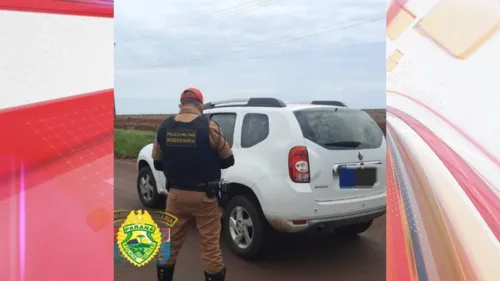 homem estava em um Renault/Duster quando recebeu voz de prisão