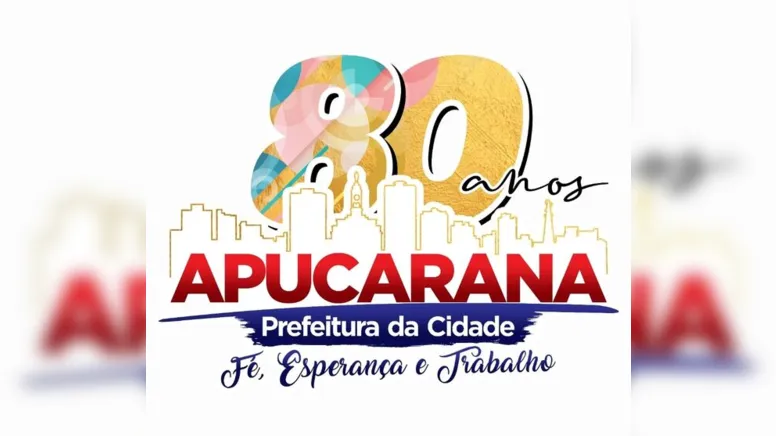 Imagem ilustrativa da notícia Apucarana 80 anos ganha logomarca