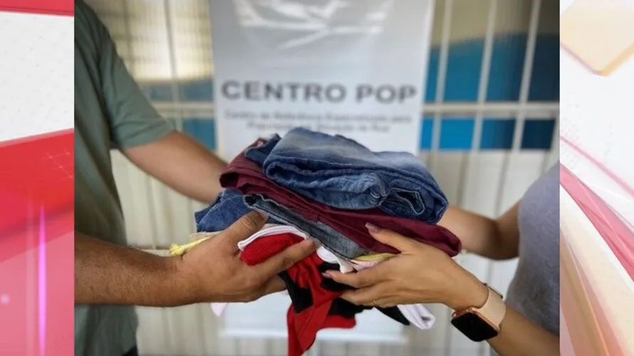 As roupas podem ser entregues no Centro POP