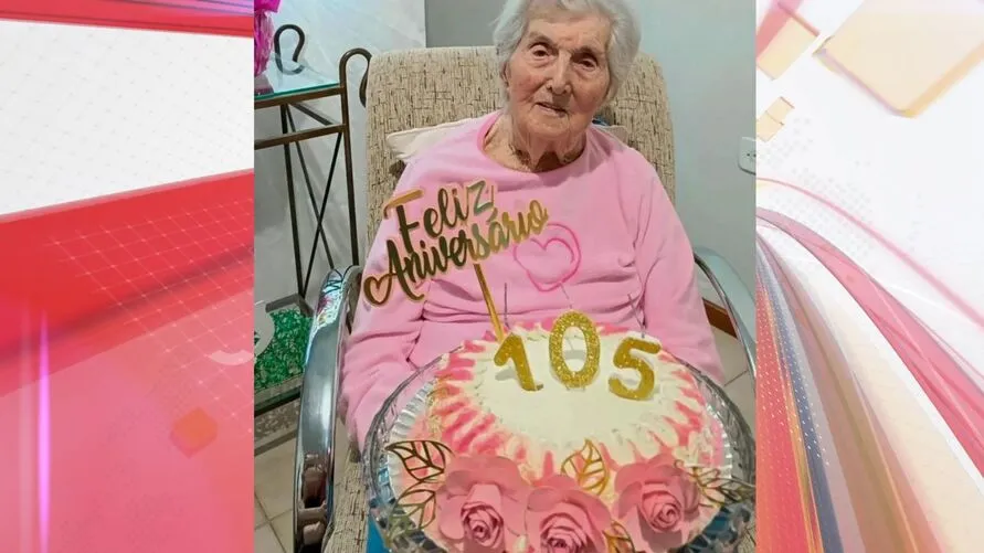 Dona rosa completou 105 anos no último dia 19 de setembro