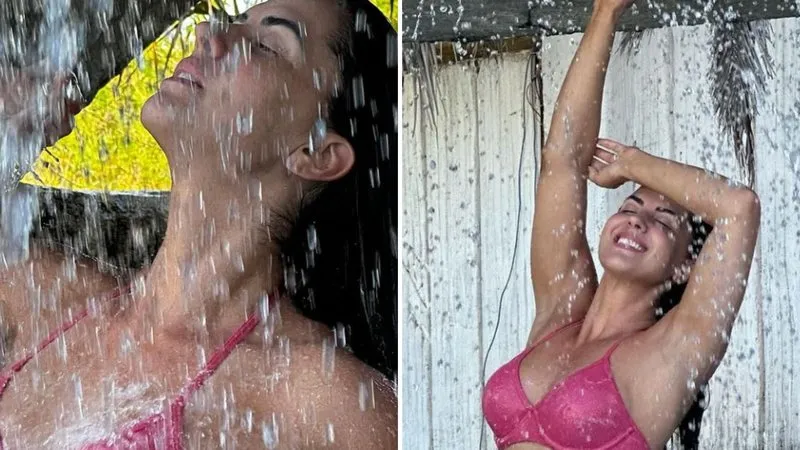 Graciele Lacerda provoca fãs com fotos exibindo corpaço