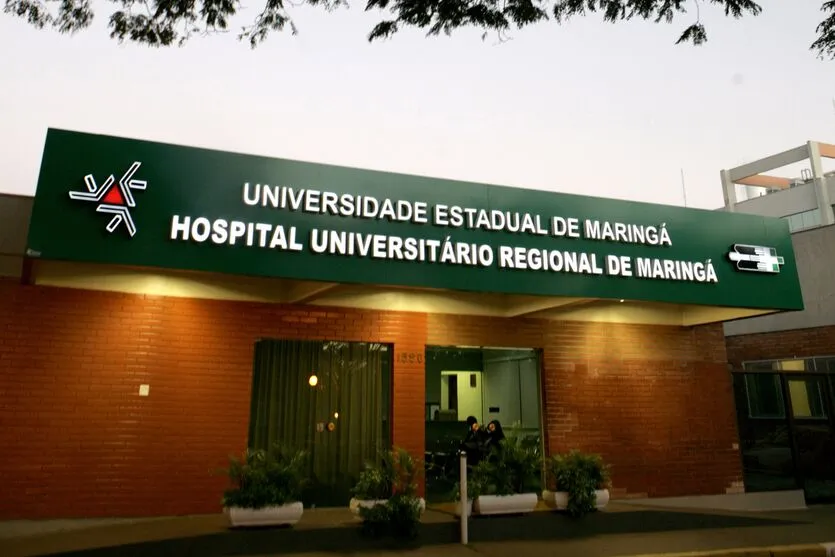 Hospital Universitário de Maringá. Foto: Divulgação