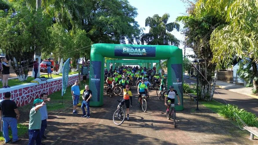 Programa Pedala Paraná oficializa ciclorrota em Rio Bom.