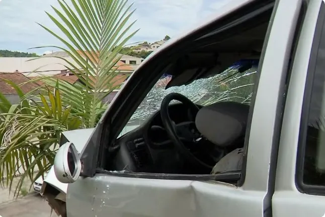 Veículo que atropelou o adolescente em Rio Branco do Sul