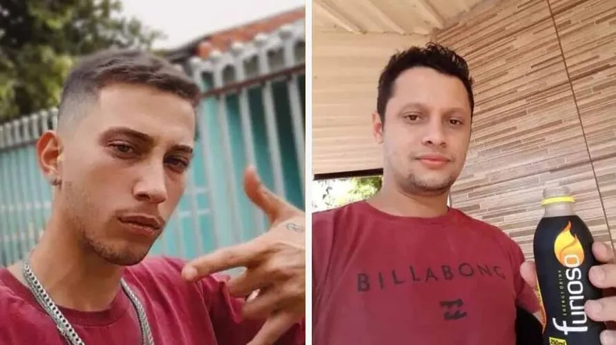 Wesley Linhares e Marco Antônio  foram mortos a tiros na tarde que quinta-feira