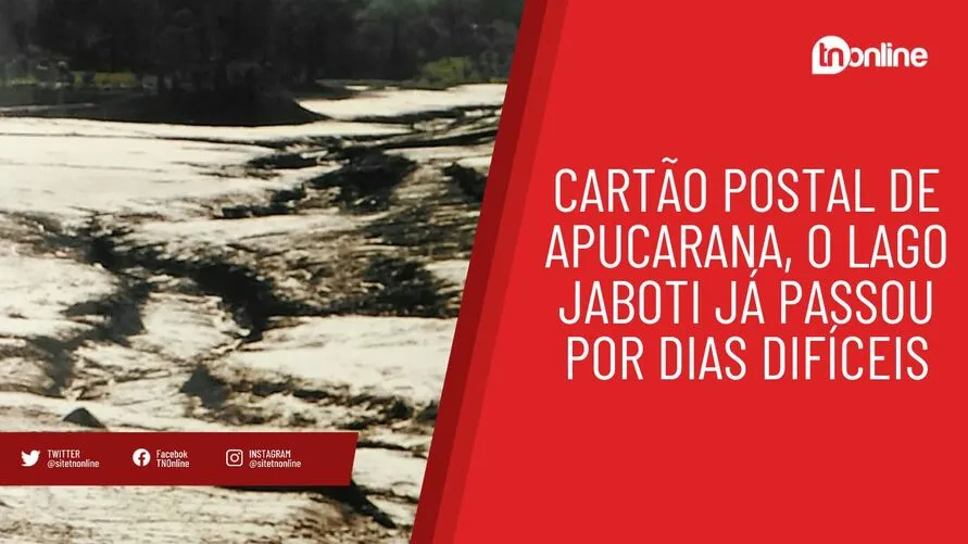 Cartão postal de Apucarana, o Lago Jaboti já passou por dias difíceis