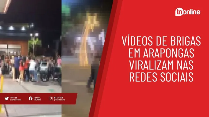 Vídeos de brigas em Arapongas viralizam nas redes sociais