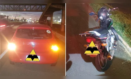 Colisão traseira registrada na PR-445 deixa motociclista ferido
