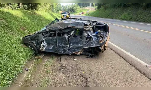 Jovem de 24 anos morre em acidente na PR-466 em Pitanga