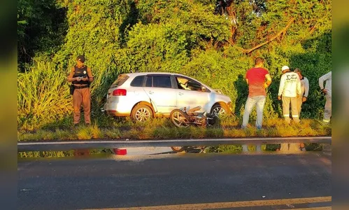 Colisão frontal deixa motociclista morto entre Faxinal e Cruzmaltina