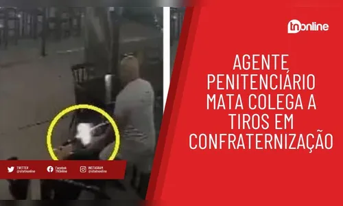 Agente penitenciário mata colega a tiros em confraternização