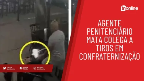 Agente penitenciário mata colega a tiros em confraternização