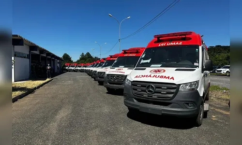 Paraná recebe 15 ambulâncias do Ministério da Saúde para o Samu