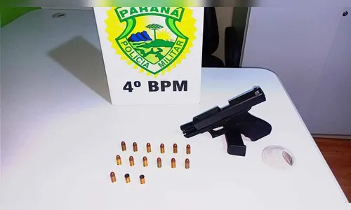 Jovem de 28 anos é preso com pistola Glock após briga em Mandaguari