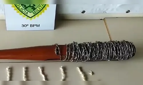 Homem é preso portando bastão enrolado em arame farpado em Londrina