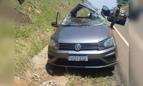 Criança de 3 anos morre após carro capotar na BR-369