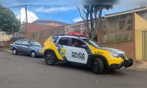 PM recupera carro que foi furtado durante a noite em Apucarana
