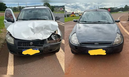 Menino de 3 anos e jovem ficam feridos após acidente em Arapongas