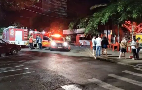 Corpo de bombeiros foi acionado para prestar atendimento na vítima