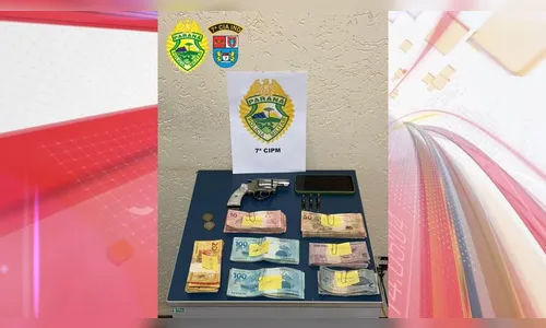 Empresário é preso em Arapongas e tem revólver e dinheiro apreendidos