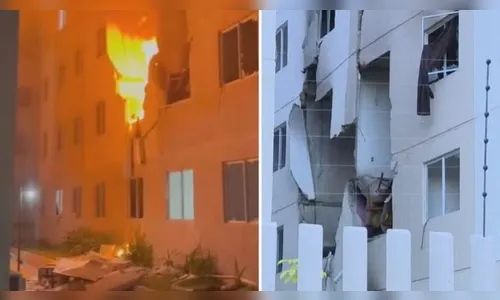 Vazamento de gás causa explosão em condomínio e deixa oito feridos