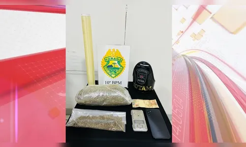 Rotam prende mulher por tráfico e apreende quase 1 kg de maconha