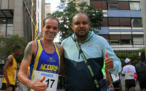 Experiente atleta mineiro Franck Caldeira, 40 anos