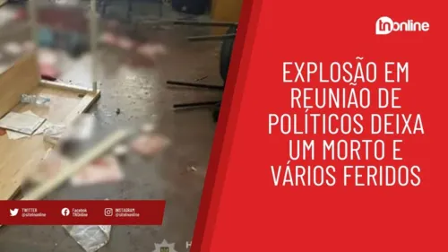 Explosão em reunião de políticos deixa um morto e vários feridos