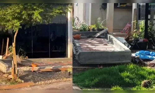 Crianças feridas após laje cair sobre piscina seguem internadas no PR