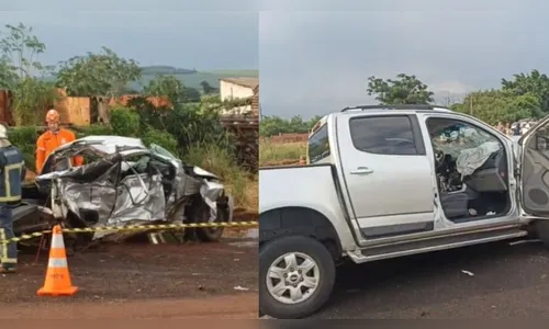 Homem morre após bater de frente com caminhonete na PR-444