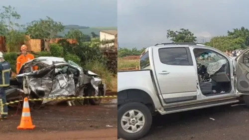 Homem morre após bater de frente com caminhonete PR-444