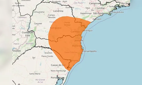 Cidades do Paraná estão na rota de temporal segundo Inmet; saiba quais