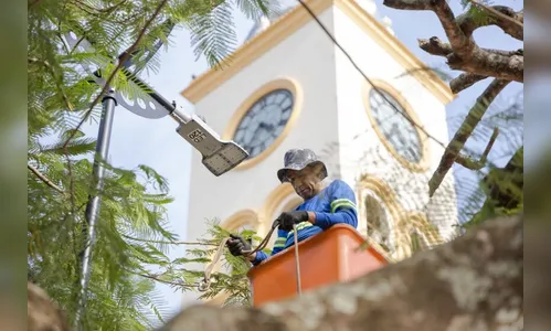 Praça Rui Barbosa e todo o seu entorno ganham luminárias de LED