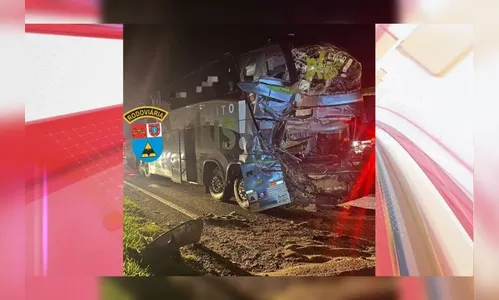 Morre passageiro de ônibus que bateu em traseira de caminhão na PR-444