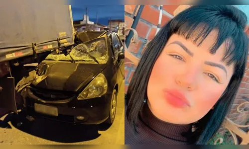 Mulher morre após motorista embriagado bater contra caminhão parado