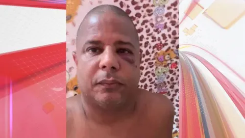 Marcelinho estava com arma apontada para a cabeça quando gravou vídeo.