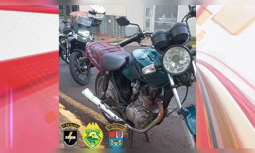 Jovem de 18 anos é preso com moto furtada pela 2ª vez em Apucarana