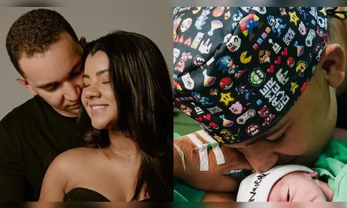 Nas redes sociais a família recebeu várias mensagens, para celebrar o nascimento do bebê