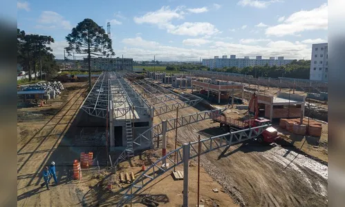 São José dos Pinhais: obras do novo terminal Afonso Pena alcançam 35%