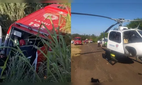 Carro em acidente com ambulância era ocupado por vice-prefeito do PR