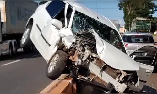 Motorista na contramão causa acidente entre Arapongas e Rolândia; veja