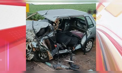 Acidente deixa um morto e três gravemente feridos na PR-323