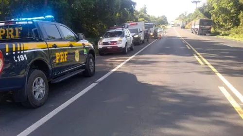 O acidente ocorreu na manhã desta quarta-feira