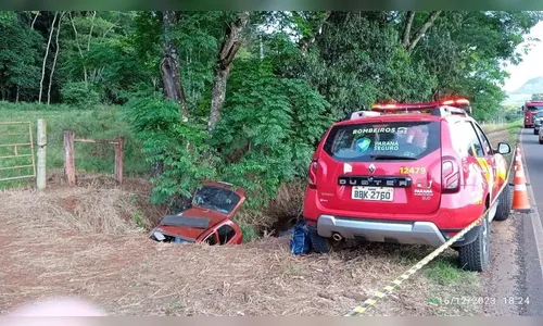 Identificado bebê que morreu em acidente na PR-487 em Manoel Ribas